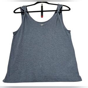 Madewell Women Top Size Small Elegant Blue Knot Strap Tank Casual